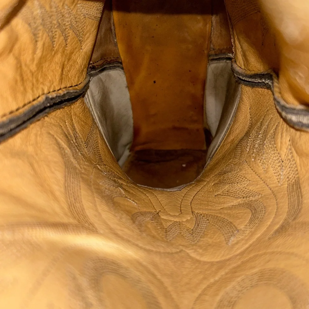 Tony Lama Black Western boots (11.5 WIDE) - Picture 8 of 8